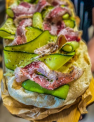 Римская с карбонатом ,  перечным соусом и цукини  600гр.